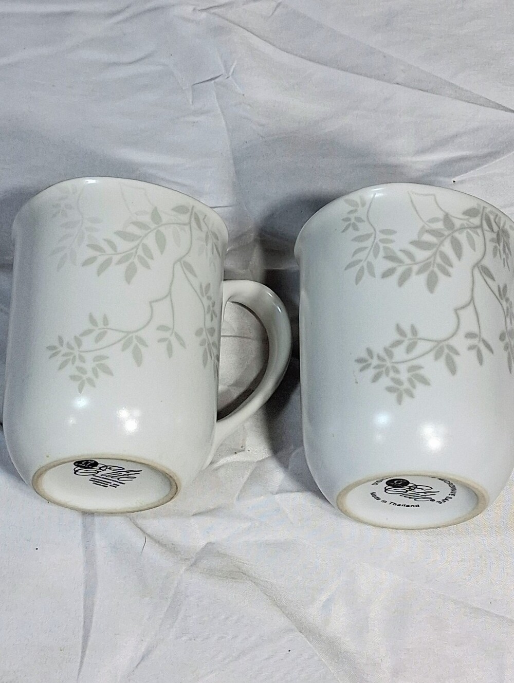Set of 2 Gibson Elite Zensa 12 Oz.  Stoneware Coffee Cups Like New!